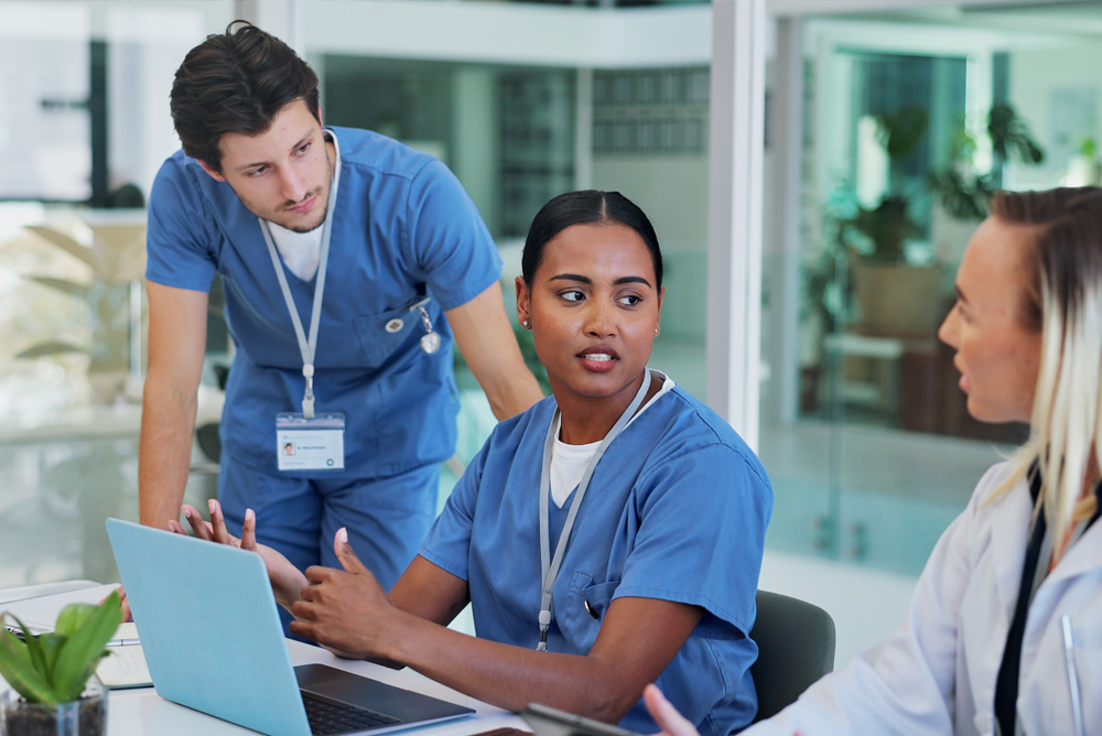 Nurses at station